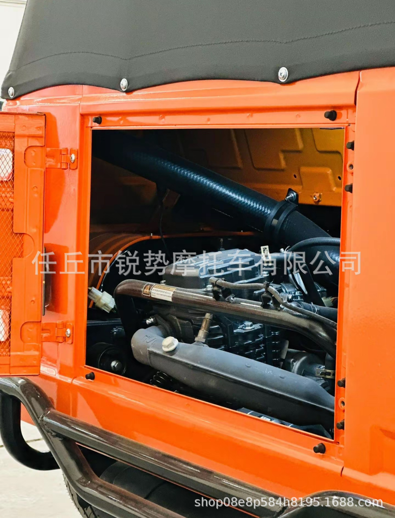 Fuel-powered three-wheeled motorcycle with canopy for passenger transport, Southeast Asian cross-border TUK-TUK passenger three-wheeled motorcycle