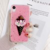 Summer acrylic accessory for ice cream with accessories, phone case, fridge magnet, handmade