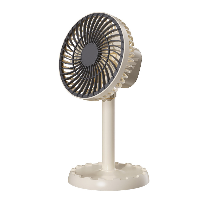 Venta caliente transfronteriza mini ventilador eléctrico de 3 velocidades silencioso sacudiendo la cabeza para acampar al aire libre escritorio portátil desmontable pequeño ventilador USB
