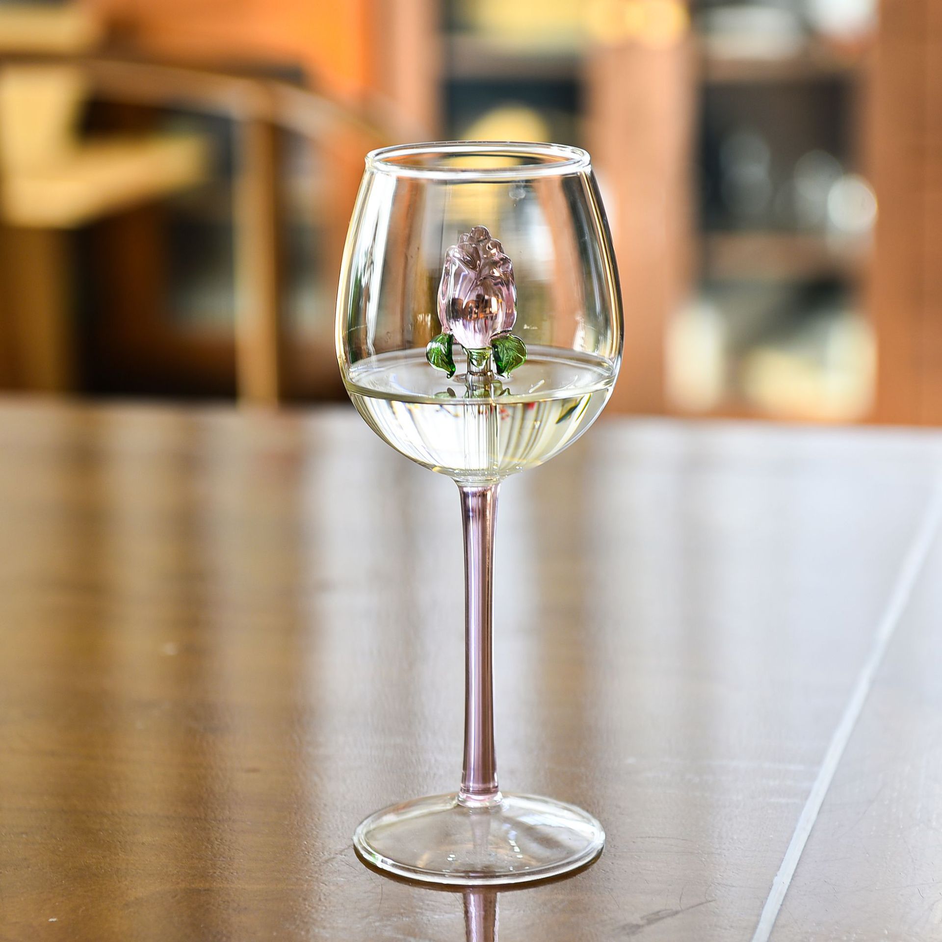 Rosa creativo copa de vino sala de estar copa de cristal copa de champán rosa