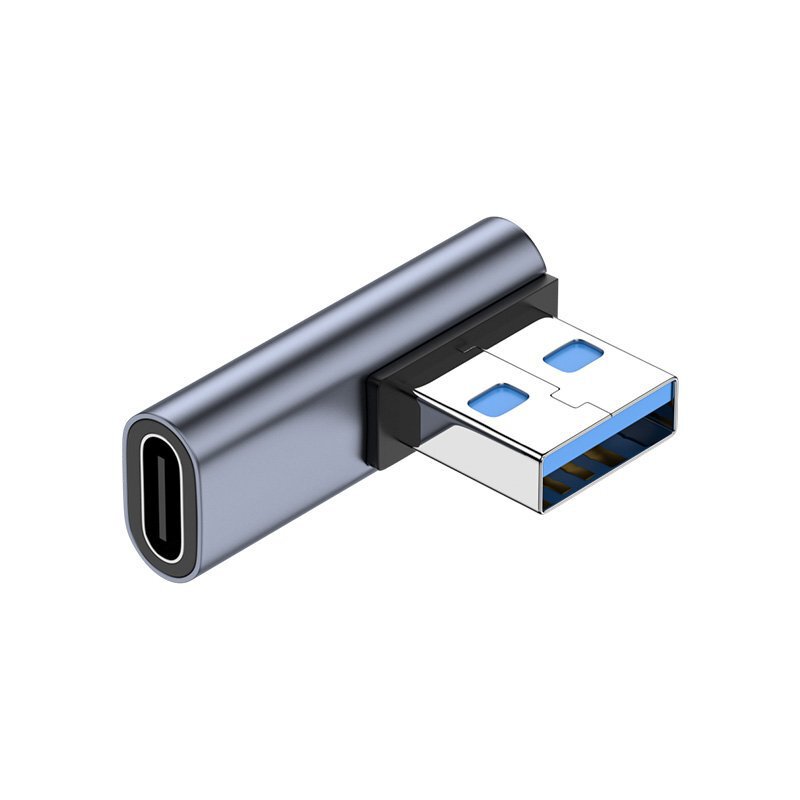 USBtypecアダプタ3.2Gen2公対メスu型変換器10gbps高速伝送90度Lエルボ|undefined