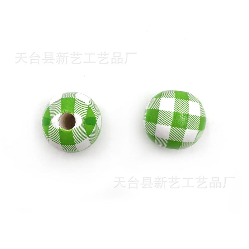 新商品16mm荷の木の丸い玉の原木の色の子供のdiyの雪の花の千鳥の格は飾りの木の玉のアクセサリーの部品を飾ります。|undefined