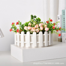 塑料花盆多肉鲜花绿植盆栽仿真花插花观景阳台家居装饰水培泡沫盆