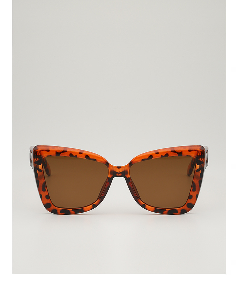 Elegant Basic Gradient Color Leopard Ac Cat Eye Full Frame Women's Sunglasses display picture 5