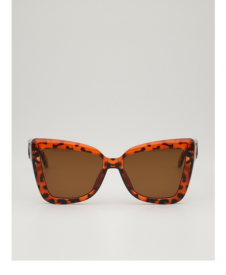 Women'S Gender Elegant, Basic Style Elegant Basic Gradient Color Leopard Ac UV400 Protection Cat Eye Full Frame Women's Sunglasses