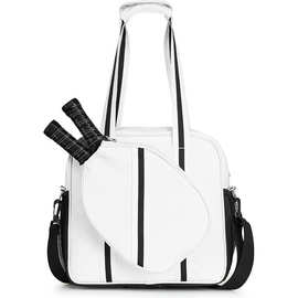 跨境新款匹克球包网球拍包网球包网球手提包皮革运动防水手提包