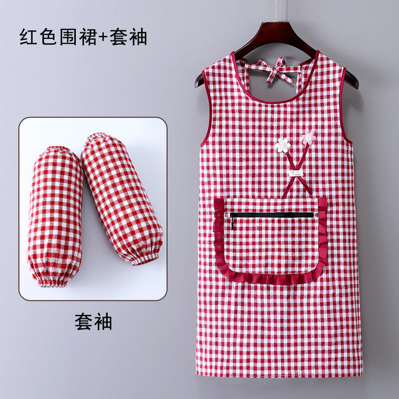 입체적인 꽃지퍼 포켓 조끼 [마룬+소매]