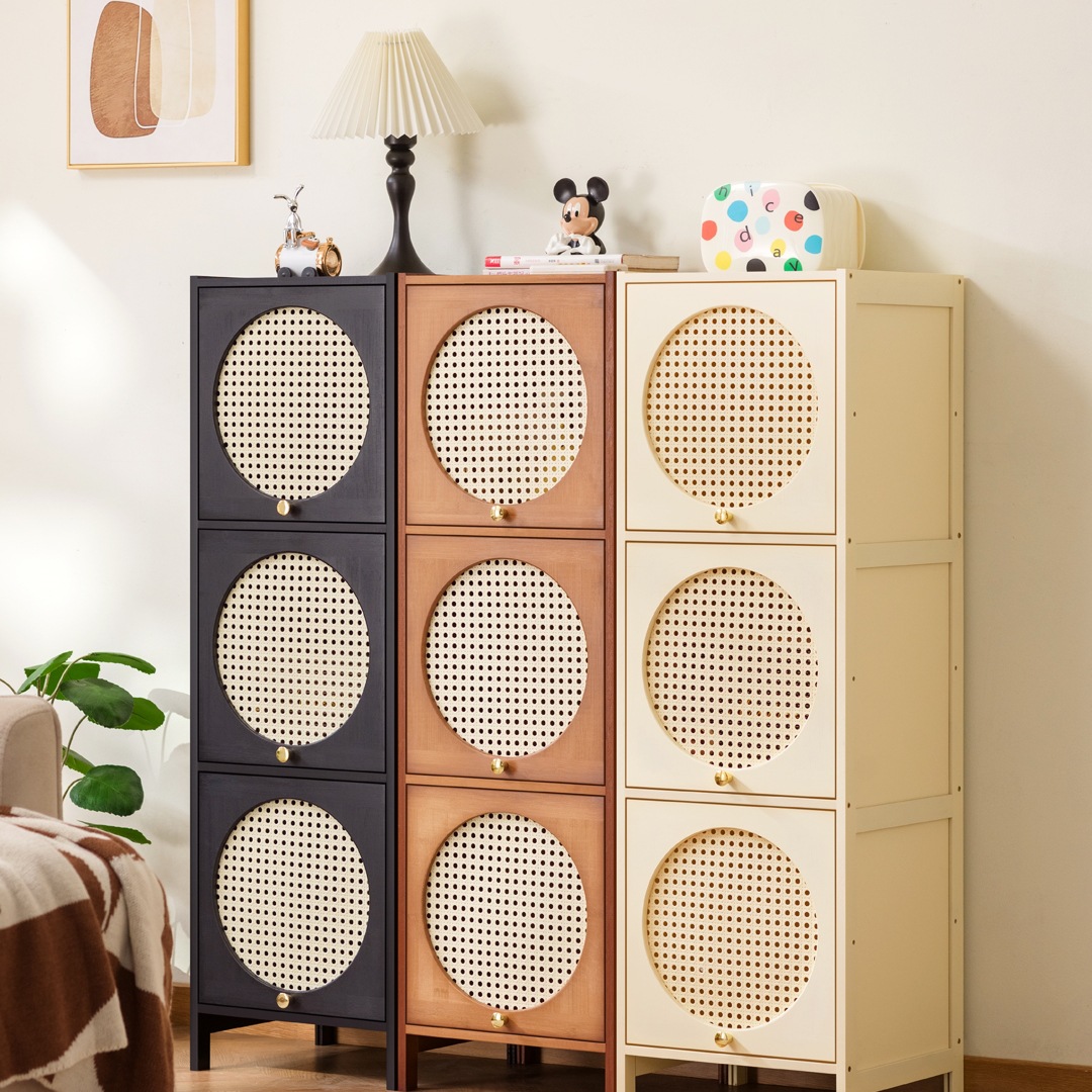 Bookshelf Storage Rack Floor-To-Ceiling with Door Household Multi-Layer Living Room Cabinet Storage Cabinet Narrow Gap Small Bookcase Wall Storage