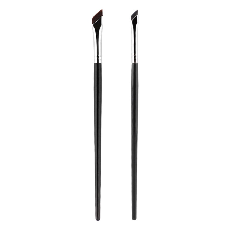 Cepillo de delineador de hoja de Hoz plana oblicua pequeño siete Cangzhou cepillo de cejas oblicuo boxeador párpado oblicuo hasta acostado cepillo de maquillaje de gusano de seda