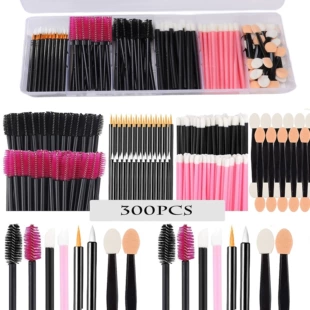 (Cross-border trading), disposable tools set for eyelashes, brush, eye pencil, triangular palette, sponge