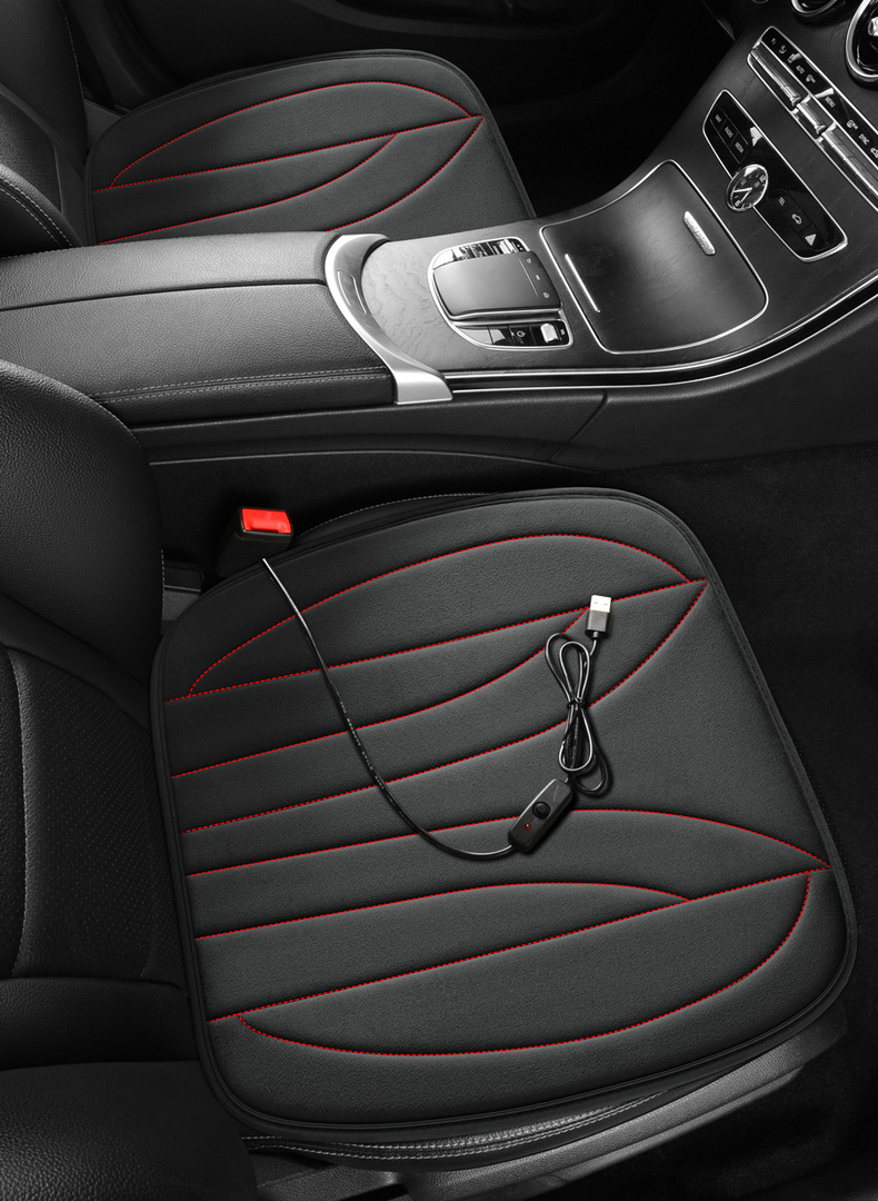 25 Years New Plush Alloy Heating Wire Heated Car Seat Cushion Winter Warm Seat Cover Seat Cushion Dropshipping
