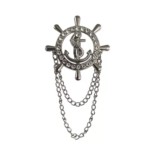 Silver brooch