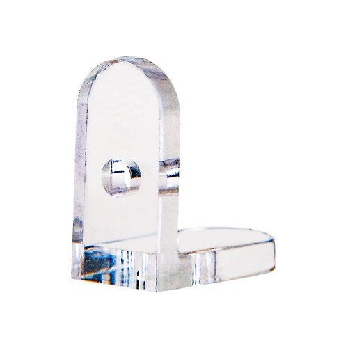 Acrylic transparent triangular corner bracket plastic connection and fixing bracket, specially designed for assembling acrylic box, L-shaped corner bracket