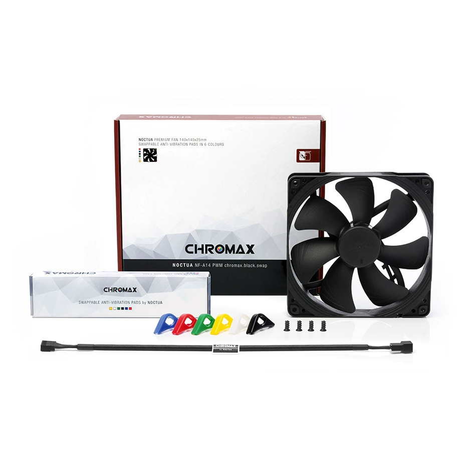 Noctua NF-A14 корпусной вентилятор 14см с контролем температуры PWM холодный радиатор охлаждения CPU тихий вентилятор для настольного ПК