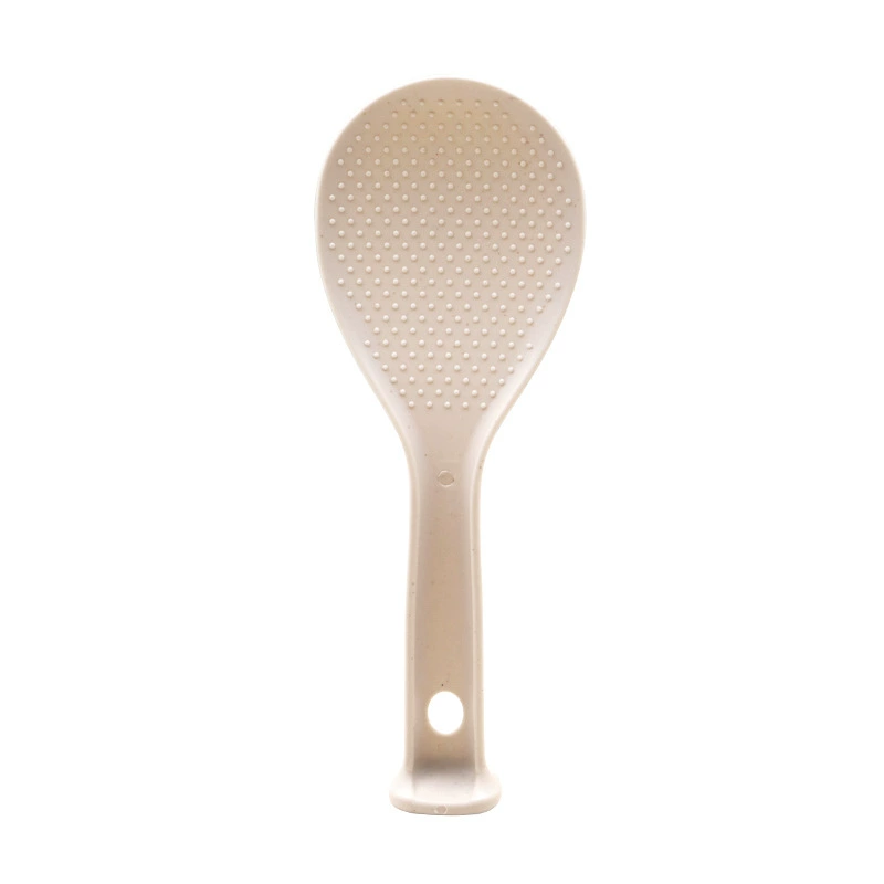 Wheat straw can stand upright rice spoons, non -stick rice home rice cookers, rice, spoon, plastic tableware wall hanging spoon