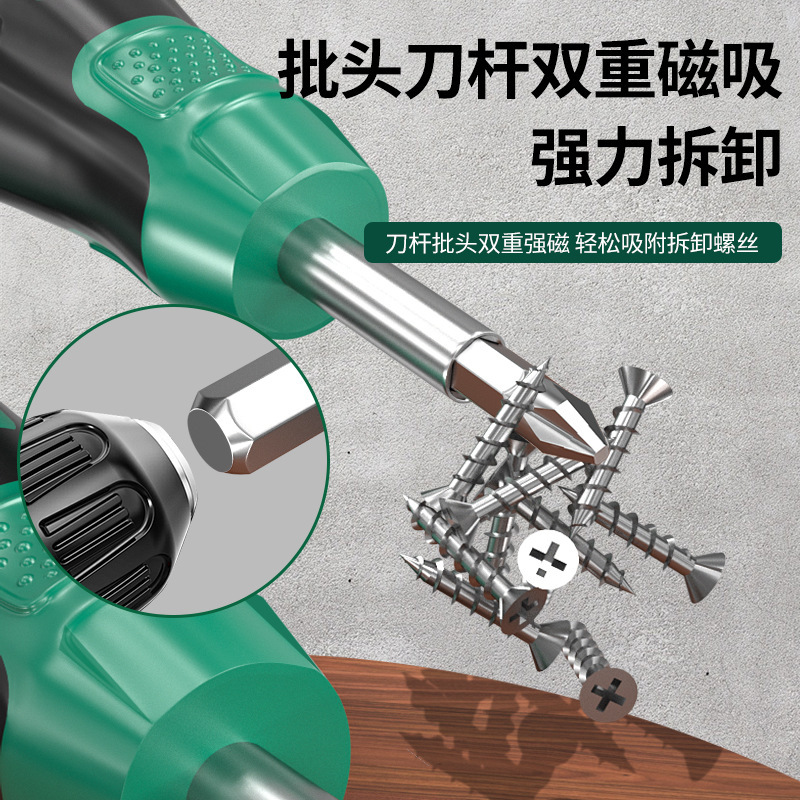 保联螺丝刀百变魔盒棘轮扳手套筒旋锋魔匣随车40件家用工具箱套装|undefined