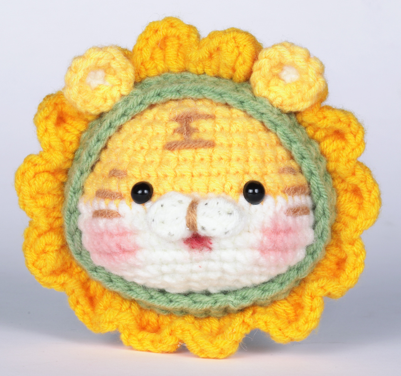 Manuel d'instructions en anglais Nouveau dessin animé fait à la main bricolage fil boule crochet matériel paquet tricot cadeau ornements_voghion.com