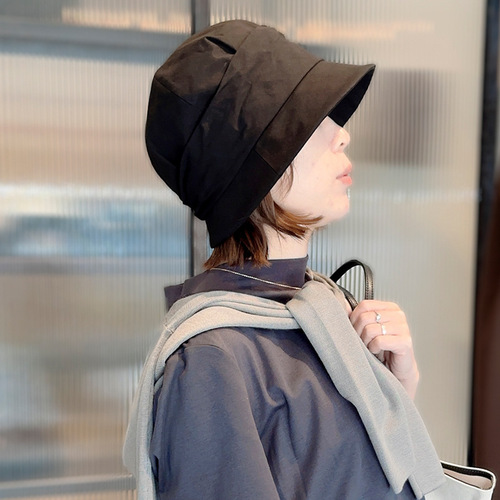 High-quality summer Korean-style fashionable round sun hat face-covering sun protection fisherman's hat outdoor sports women's hat wholesale