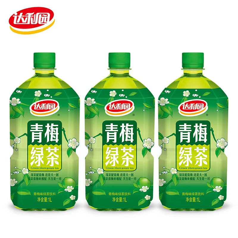 Daliyuan Green Plum Green Tea 1L*3 Bottles Daliyuan Green Plum Green Tea 1L*3 Bottles
