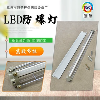 LED照明防爆灯加工定制单双管防爆工厂加油站仓库车间防爆灯