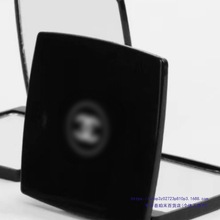 小香镜子 翻盖小镜子  黑色翻盖镜   韩式双面化妆镜补妆