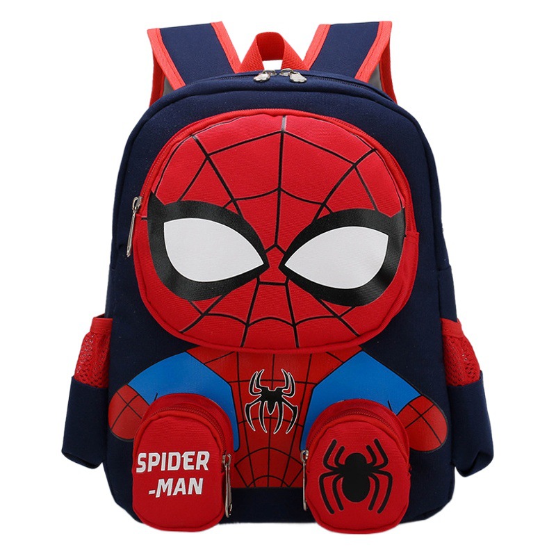 2023 mochila de Kindergarten Spider-Man mochila transfronteriza de dibujos animados gatito gato mochila de comercio exterior de primer grado mochila