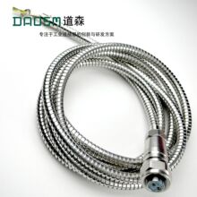 定1制不锈钢铠装金属防水连接器耐高温耐酸碱航空插头防爆接头