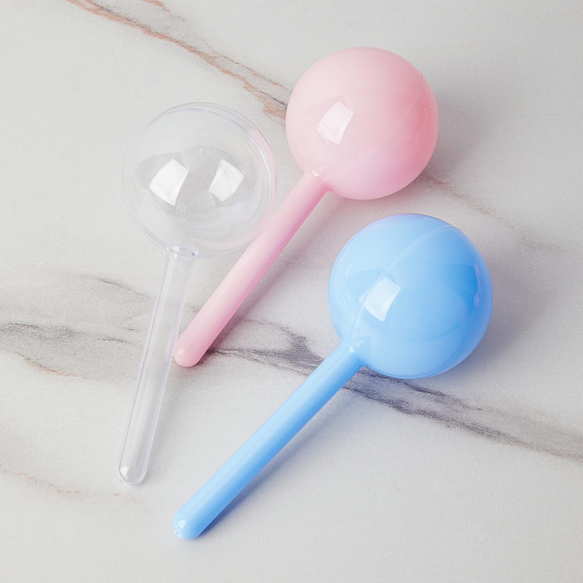 创意塑料盒婴儿洗礼糖豆包装盒子外贸棒棒糖形状饰品盒塑料喜糖盒