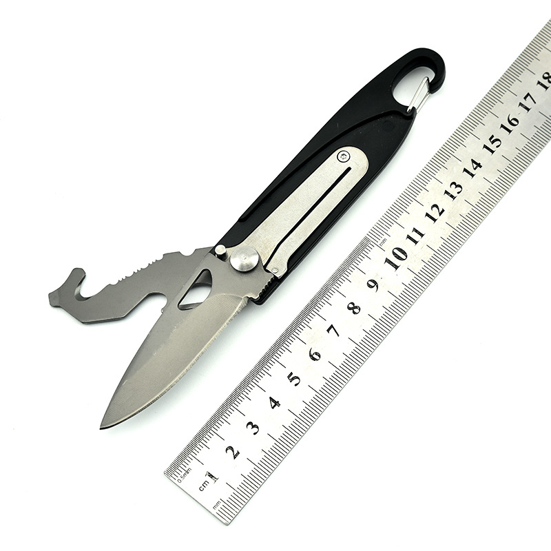 厂家批发不锈钢折刀多功能12号刀户外便携折叠刀随身野营刀具