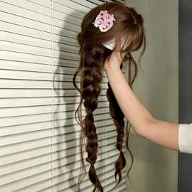 假发女巧克力棕日常少萝Lolita可扎可散长卷发蓬松自然整顶全头套