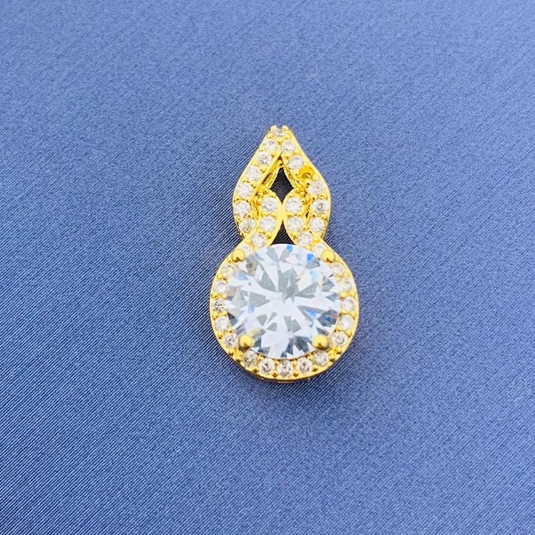 2022 nuevo trébol giratorio simple cien colgante fuente joyería fábrica al por mayor directa sin cadena