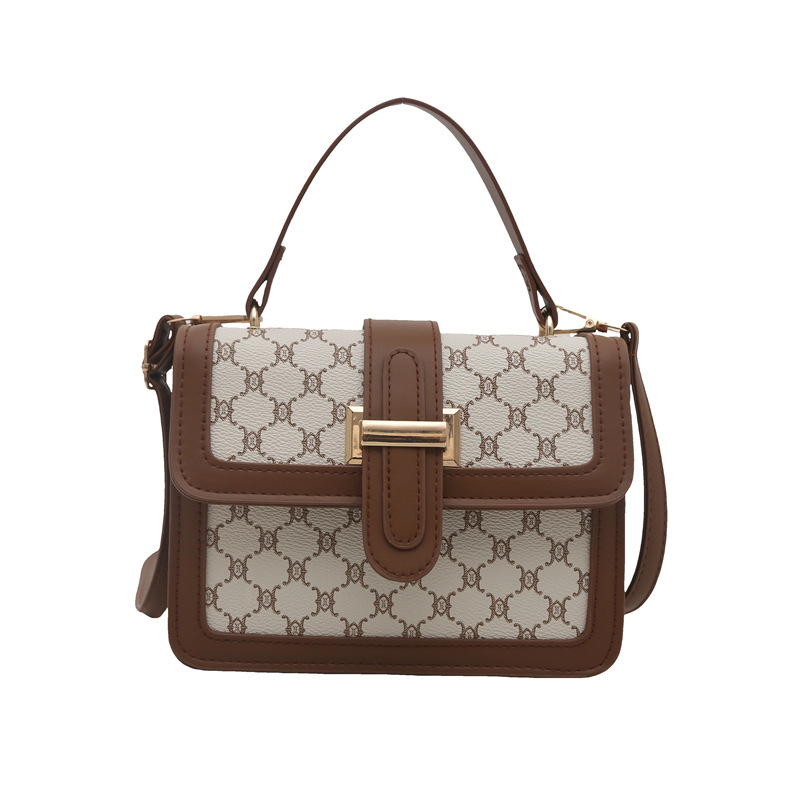 Retro belleza temperamento casual mochila 2025 primavera nueva personalidad bolso de mujer bolso de hombro simple