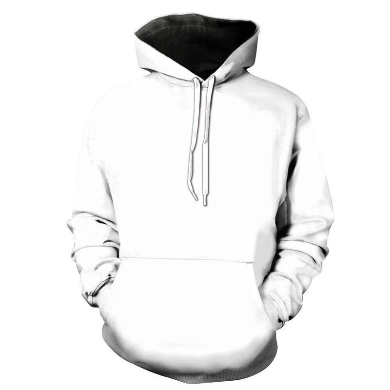 Foreign Trade Custom-Made 3D Printed Sweatshirt with Zipper and Hood, One Piece Made According to Your Own Design
