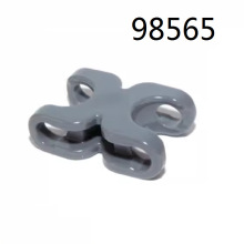 【50克起订】兼容乐高积木零件98565配件 2x3臂双侧大球基座 机甲