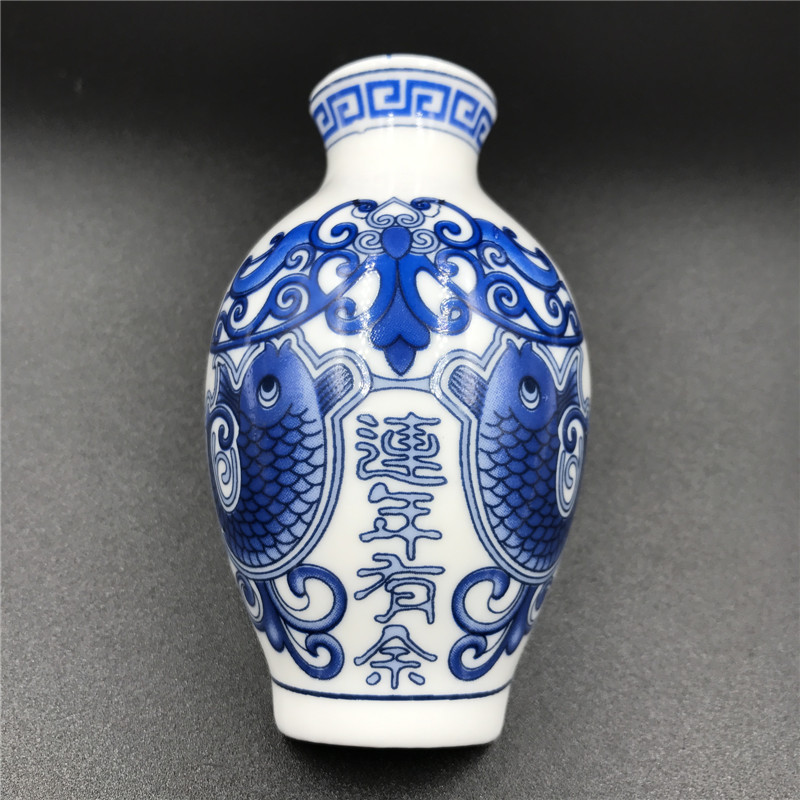 中国風陶磁器青花磁器花瓶冷蔵庫に記念品を貼った家庭装飾品ビジネスは老外ギフト磁石大を送る|undefined