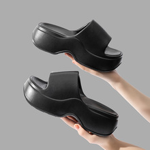 踩屎感厚底拖鞋女夏季室内居家防护防臭软底外穿增高沙滩海边拖鞋
