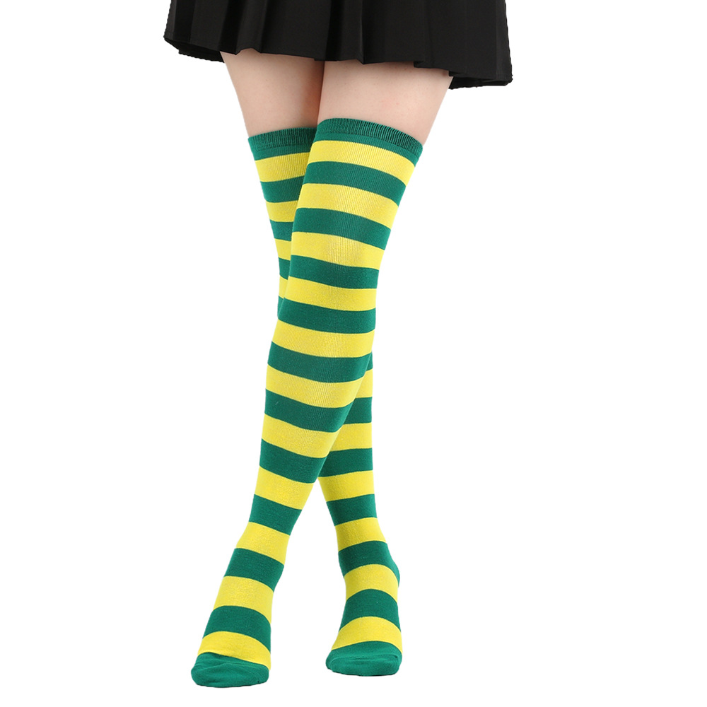 Oil green + yellow / wide strip 64