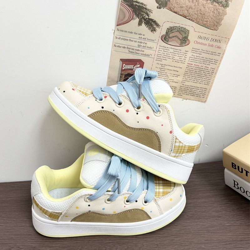 Dopamina diseño sensación de zapatos de patina para mujeres otoño 2025 nuevas zapatillas deportivas de tendencia nacional nicho universal zapatos de pan casuales