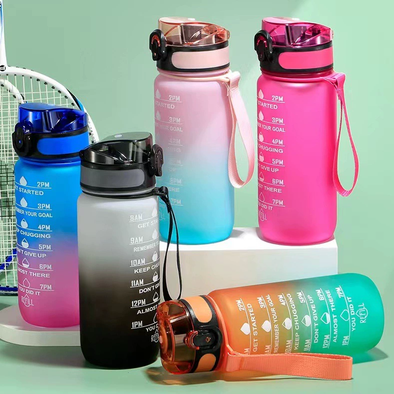 Amazon Взрывы Отскок Крышка Тритан Space Cup Фитнес Спортивный Чайник Высокая Цветовая Значение Портативная Прямая Крышка Для Питья Стакан Для Воды