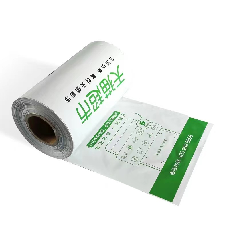 Bolsa de embalaje de rollo expreso en stock, bolsa de apertura unilateral, máquina de embalaje automático de comercio electrónico, bolsa de entrega expreso especial al por mayor.