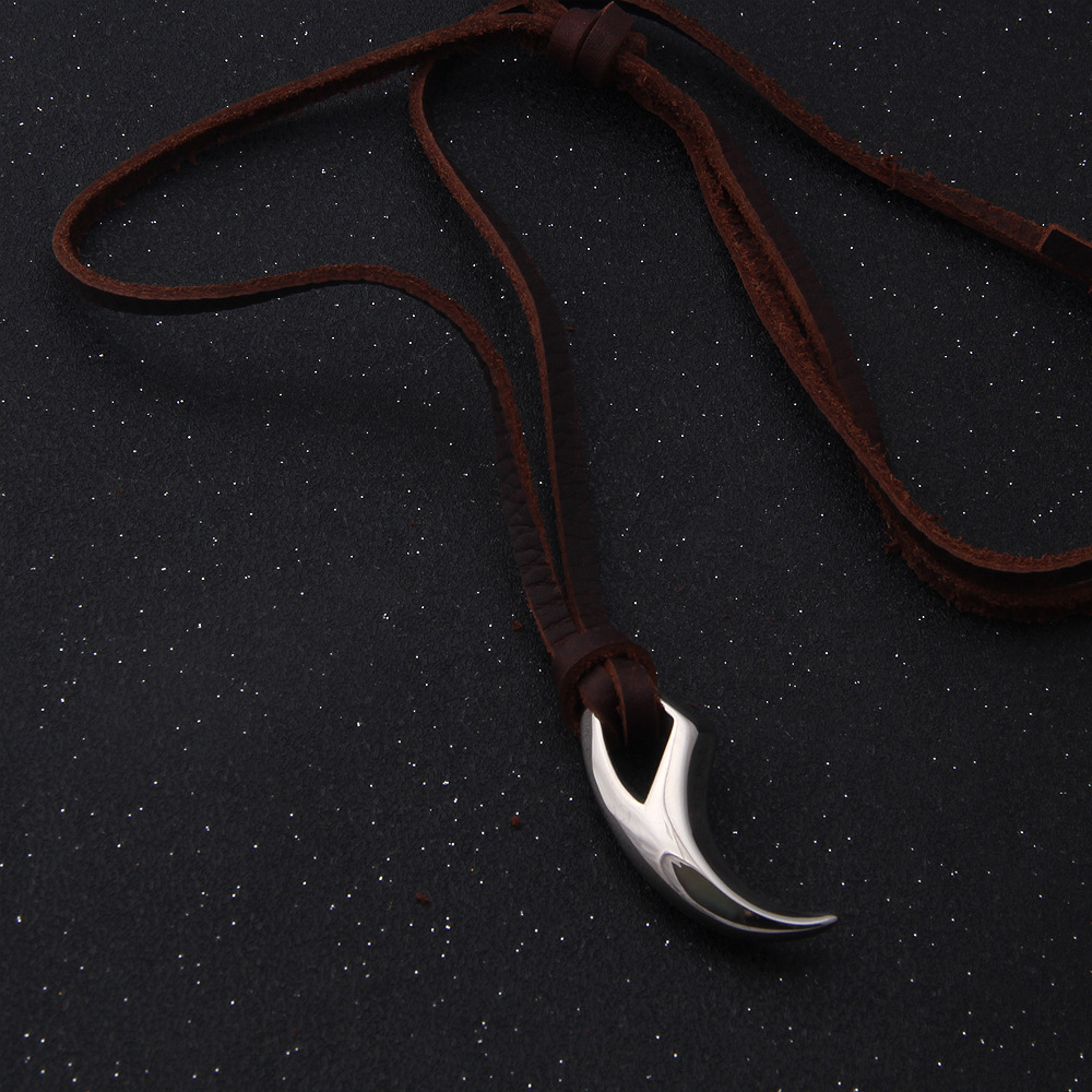 Wolf Tooth Pendant Necklace Image 5