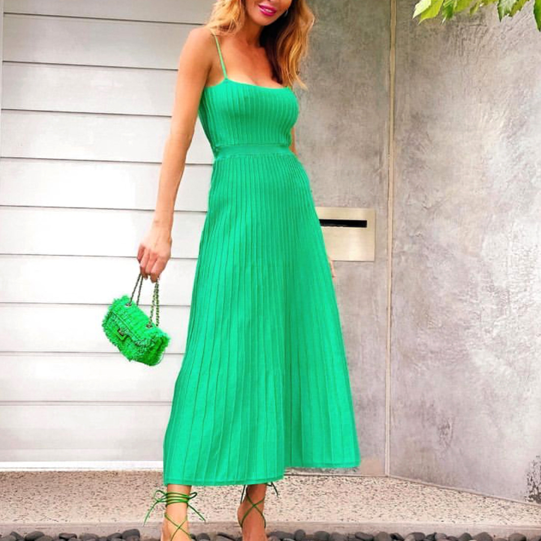 Women's Strap Dress Sexy Strap Backless Sleeveless Solid Color Maxi Long Dress Holiday Daily display picture 20