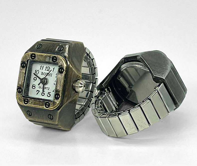 Unisex Gender Retro, Classic Style Style Retro Classic Style Geometric Quartz Watch Rings