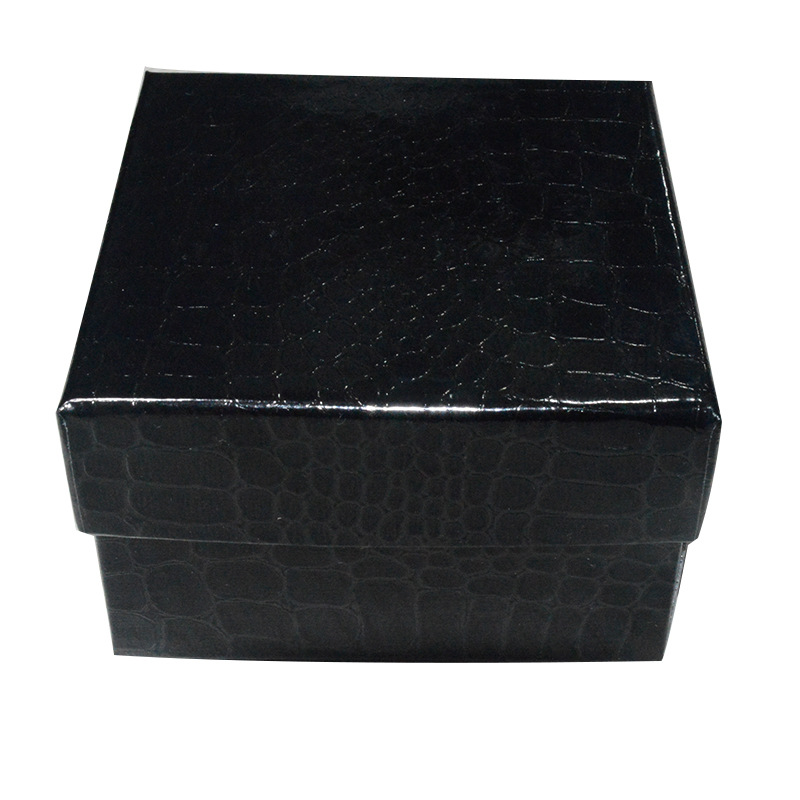 Caja de pulsera de reloj de cocodrilo, caja de collar, caja de exhibición, caja de cartón, fábrica de inventario al por mayor image 6