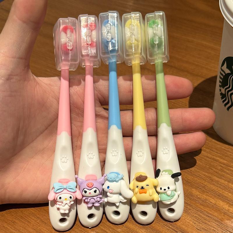 Sanrio Cartoon Super Soft Children's Toothbrush--Year-Old Beginner Children's Toothbrush Dog Ultraman Soft Bristle Brush Year-Old