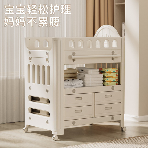 Feekids Baby Changing Table, Portable Baby Care Table, Diaper Changing, Newborn Multipurpose Bathing Infant Bed