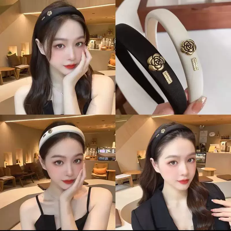 Маленький горный чай, элитная повязка на голову, стиль Chanel, коллекция 2022 года, интернет-знаменитость, Южная Корея