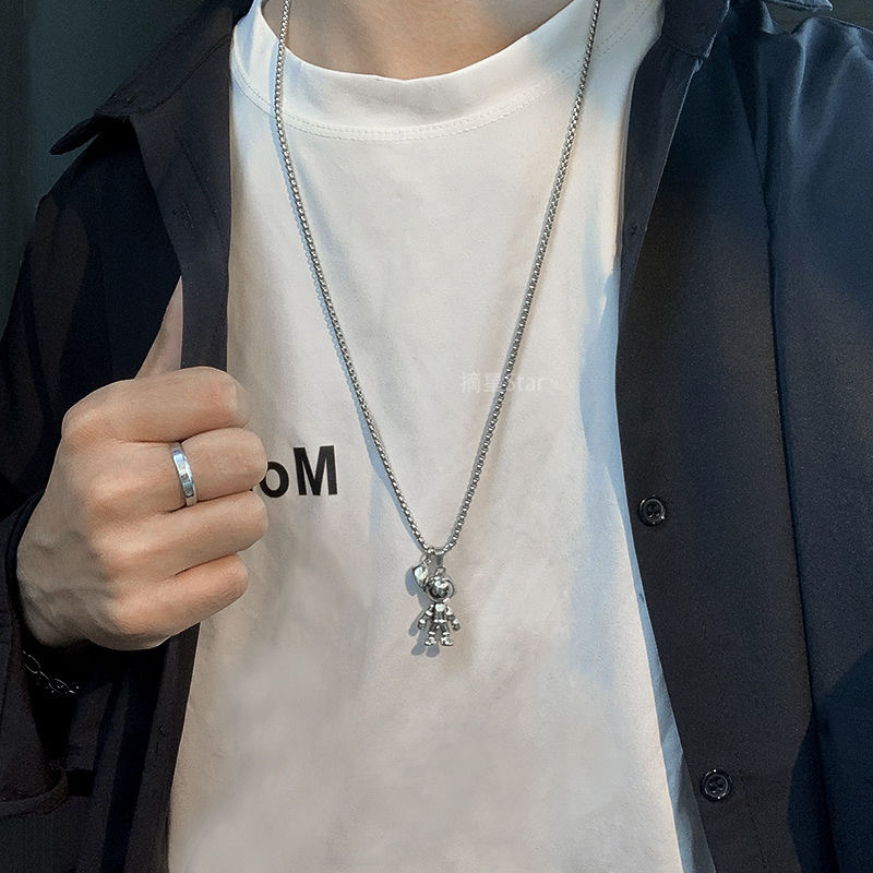 Fashion Cartoon Character Stainless Steel Plating Pendant Necklace 1 Piece