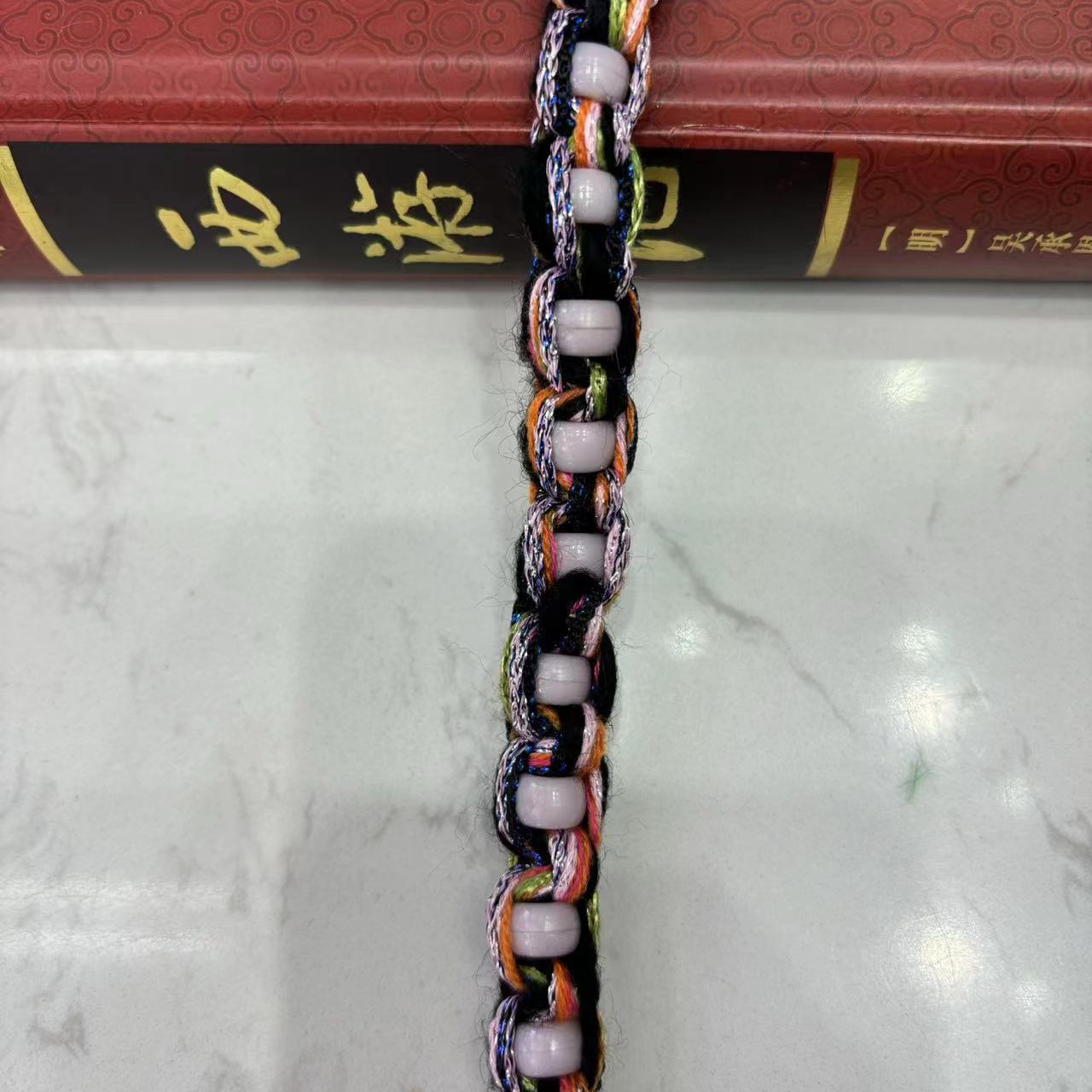 모헤어 나무 비드 레이스 5