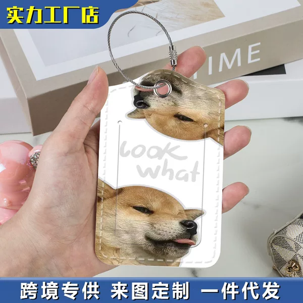 Cross-border travel aircraft luggage tag luggage tag listing shipping card travel travel identification sign wholesale